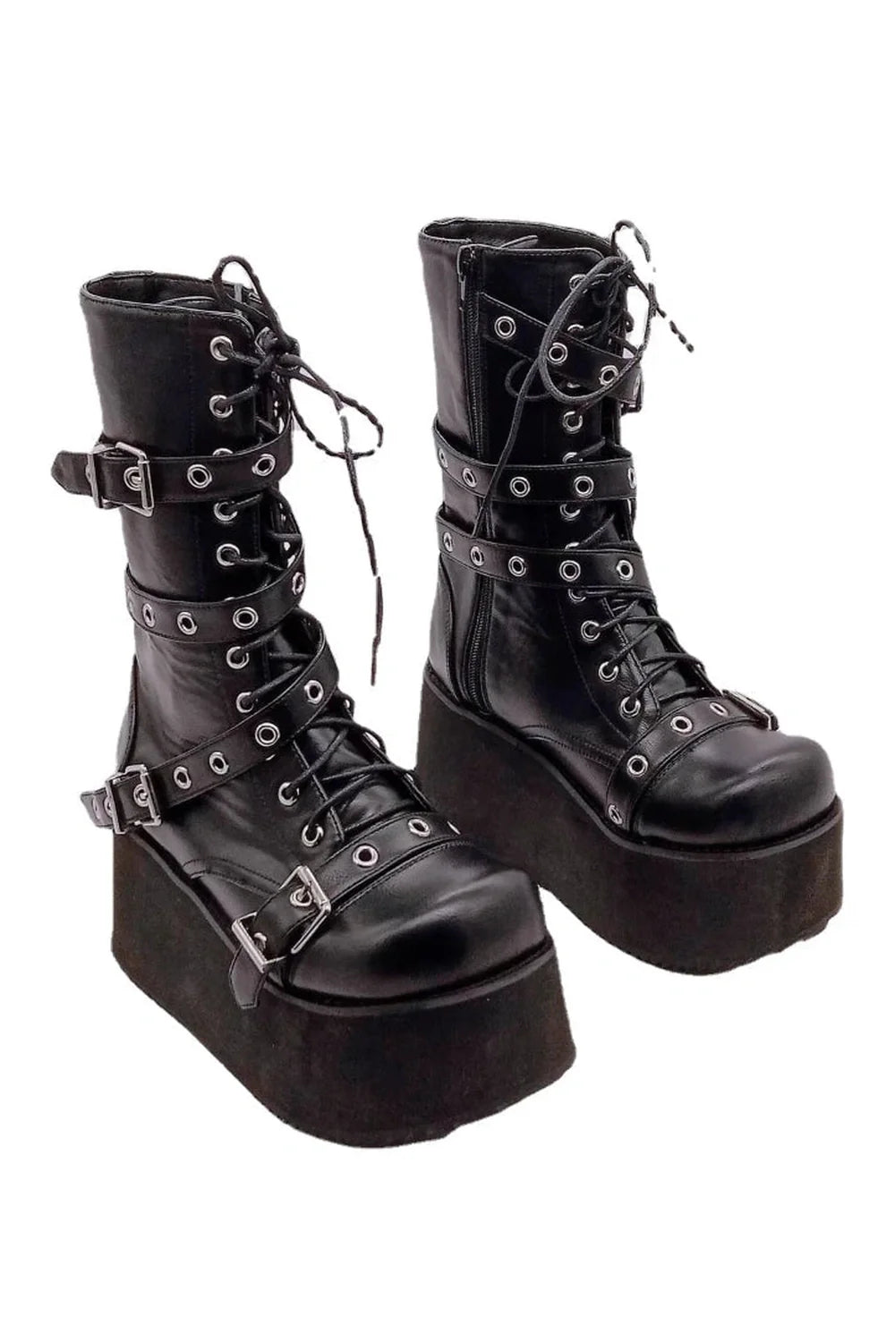 Alternatif Couture Platform Gotik Botlar, cesur ve şık.