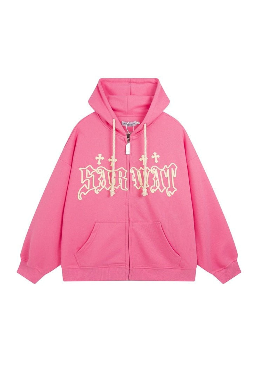 Sonbahar Alt şirin Zip Up Kapüşonlu