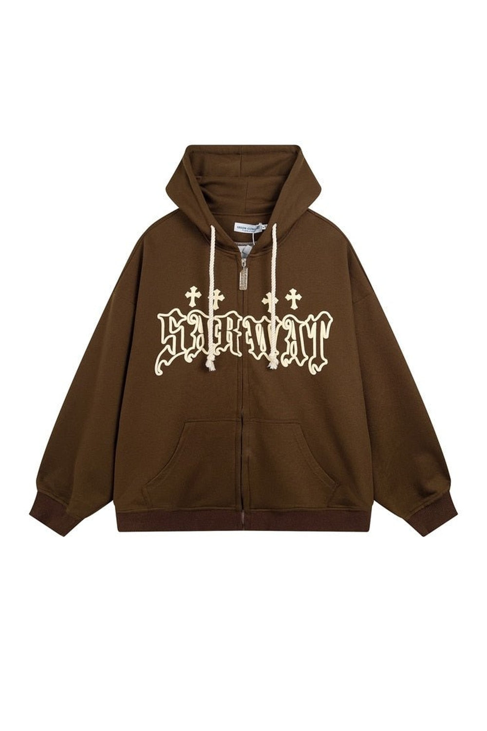 Sonbahar Alt şirin Zip Up Kapüşonlu