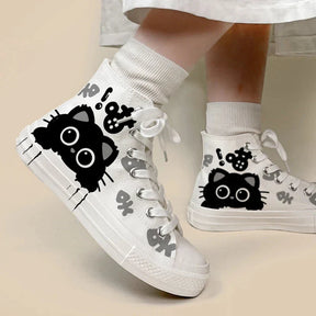 Boo the Black Kitty Sneaker