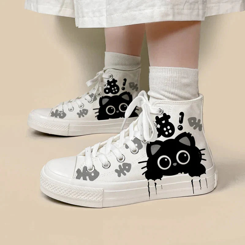 Boo the Black Kitty Sneaker