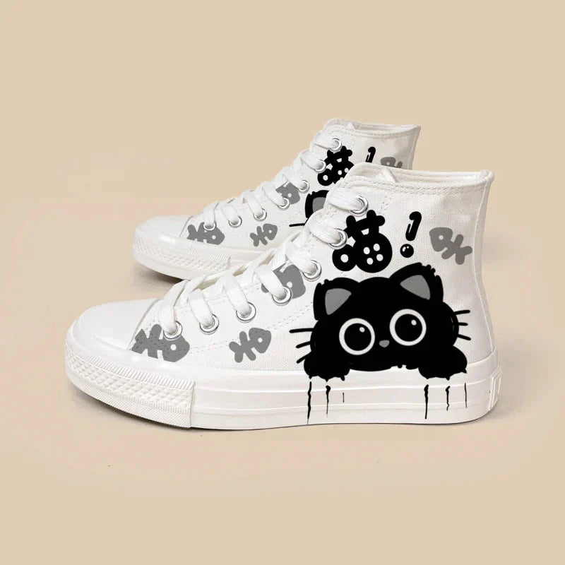 Boo the Black Kitty Sneaker