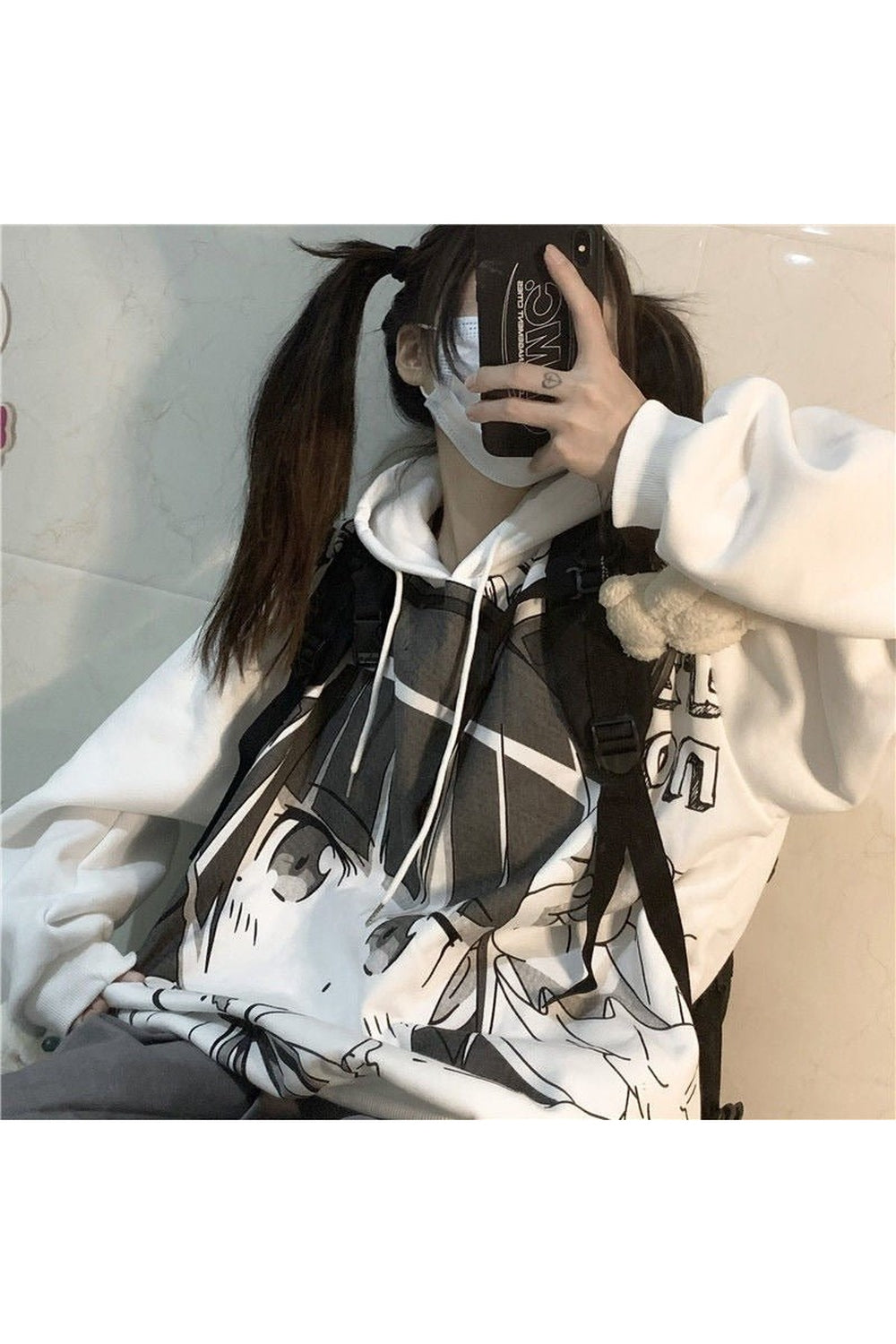 Anime Uzun Kollu Sweatshirt