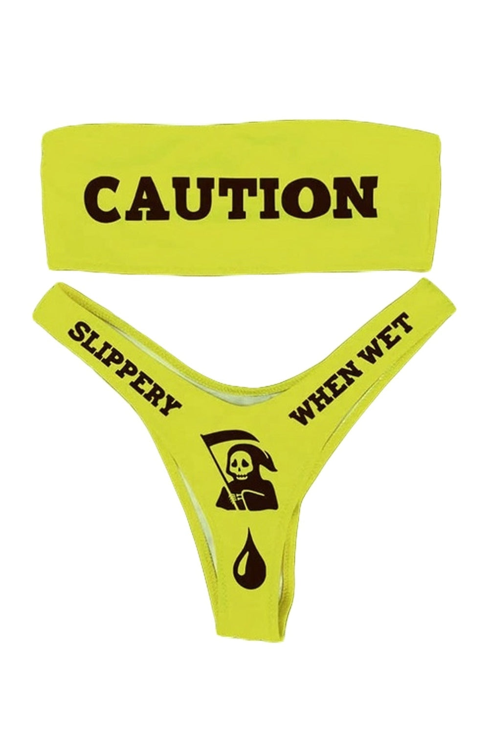 Bikini "CAUTION"