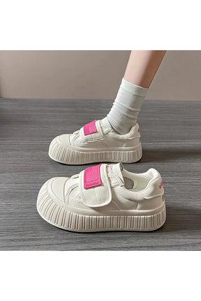 Chunky Velcro Platform Sneakers