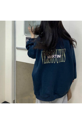 çiftler Oversize Sweatshirt