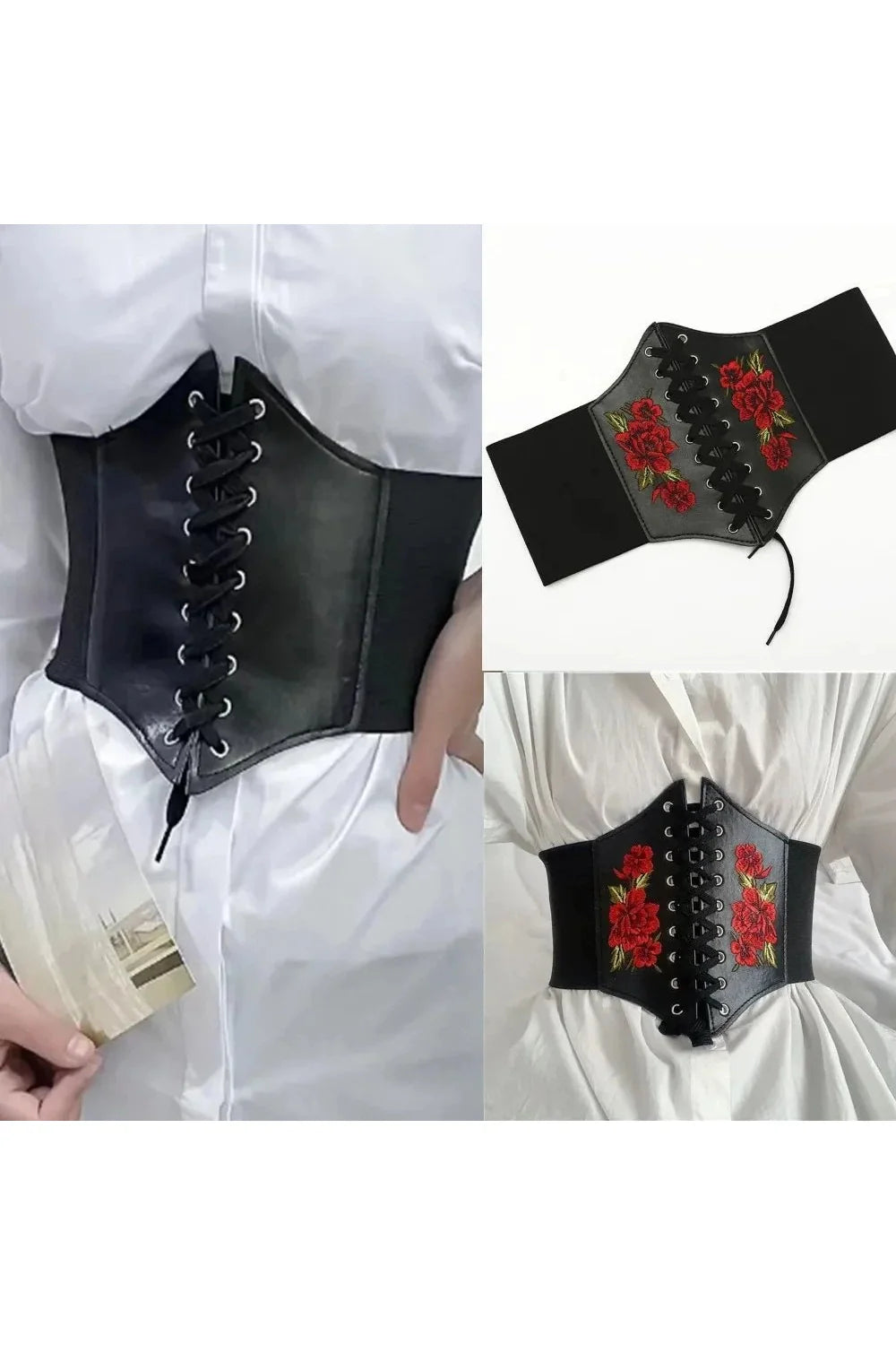 Nakışlı Gotik Korse Kemer