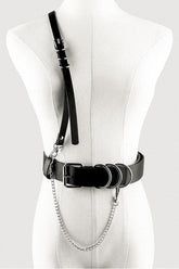 Gotik PU Deri Harness Bel