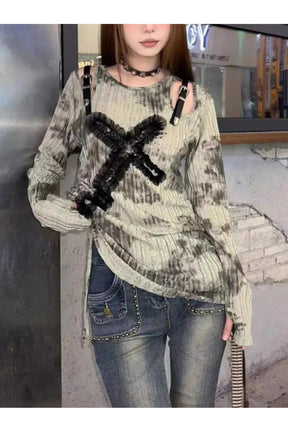 Gotik tarzda tasarlanmış Haç Askılı üst.
