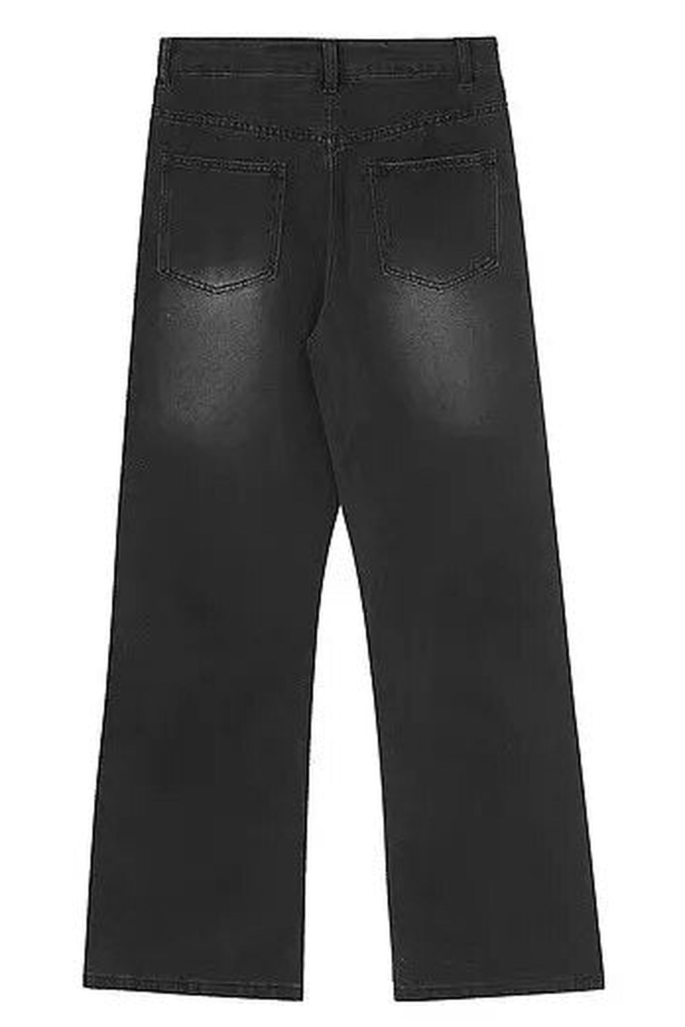 Sonbahar dokunuşuyla yıldız işlemeli kot pantolon modeli.