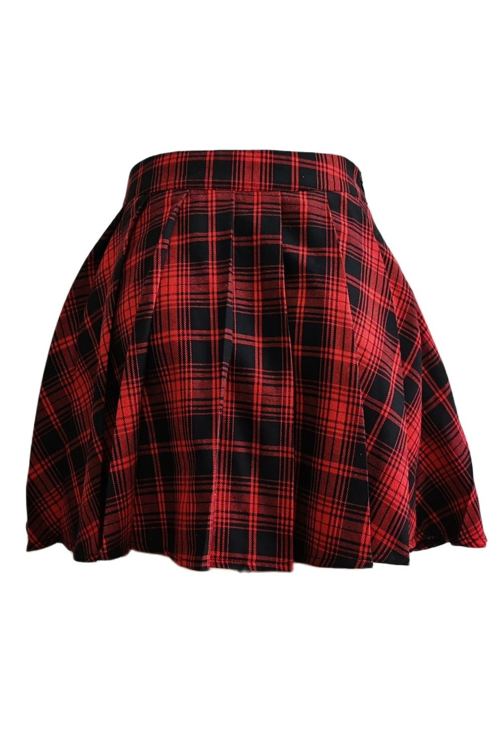 Grunge tarzına sahip skater kızı yansıtan mini etek.