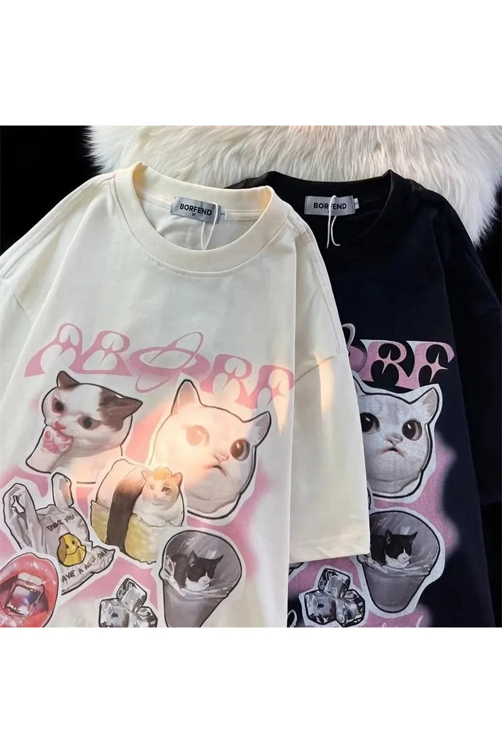 Kawaii Galaxy Kedi Tişörtü