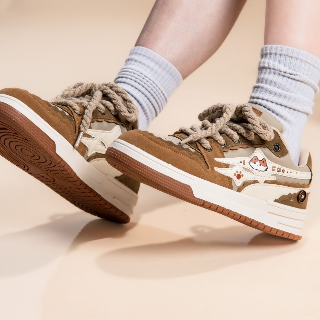 Brown Kitty Sneaker