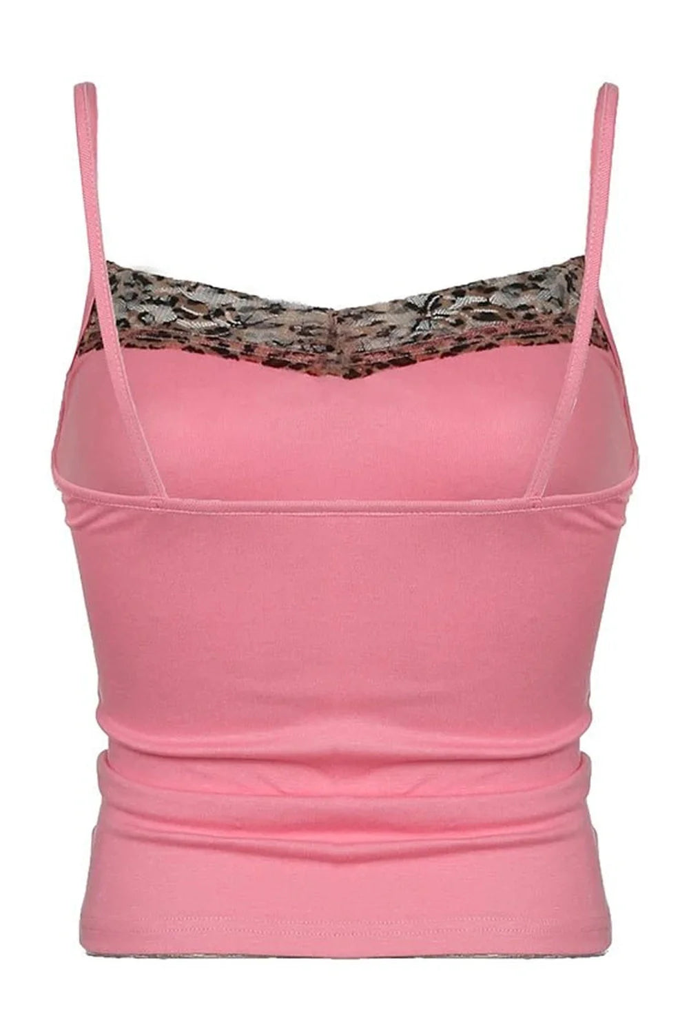 Leopar Desenli Y2K Halter üst