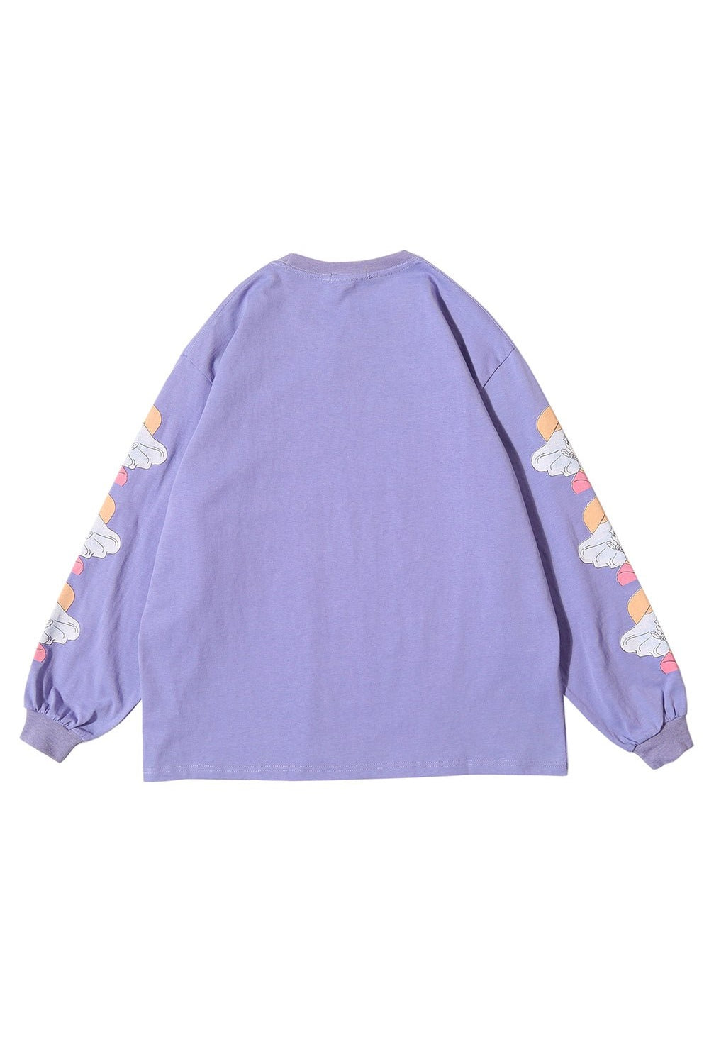 Uzun Kollu Kawaii Sweatshirt