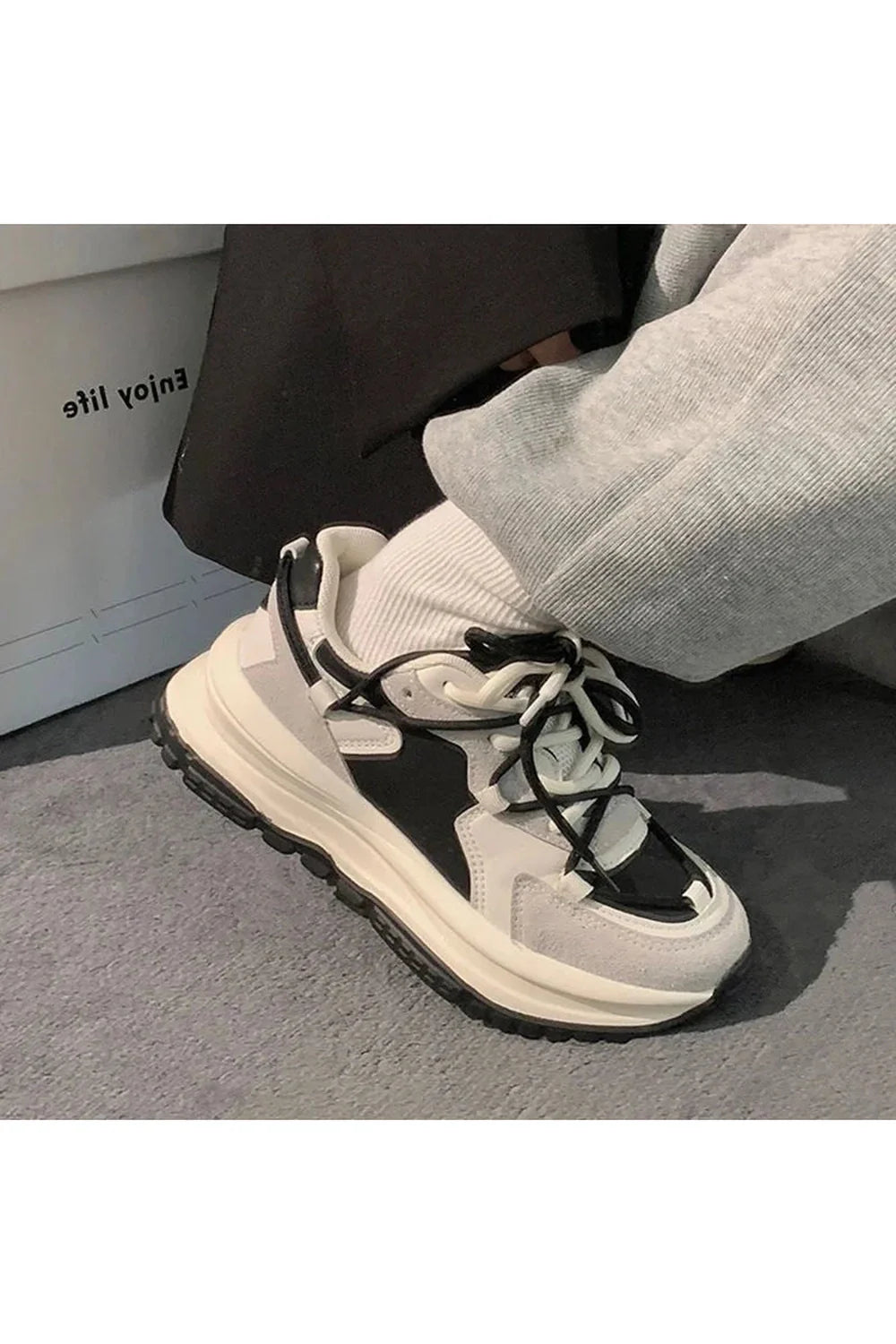 Karışık Renk Platform Sneaker'lar