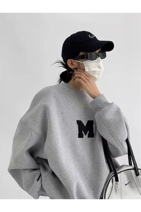 Monokrom Varsity M Oversized Sweatshirt