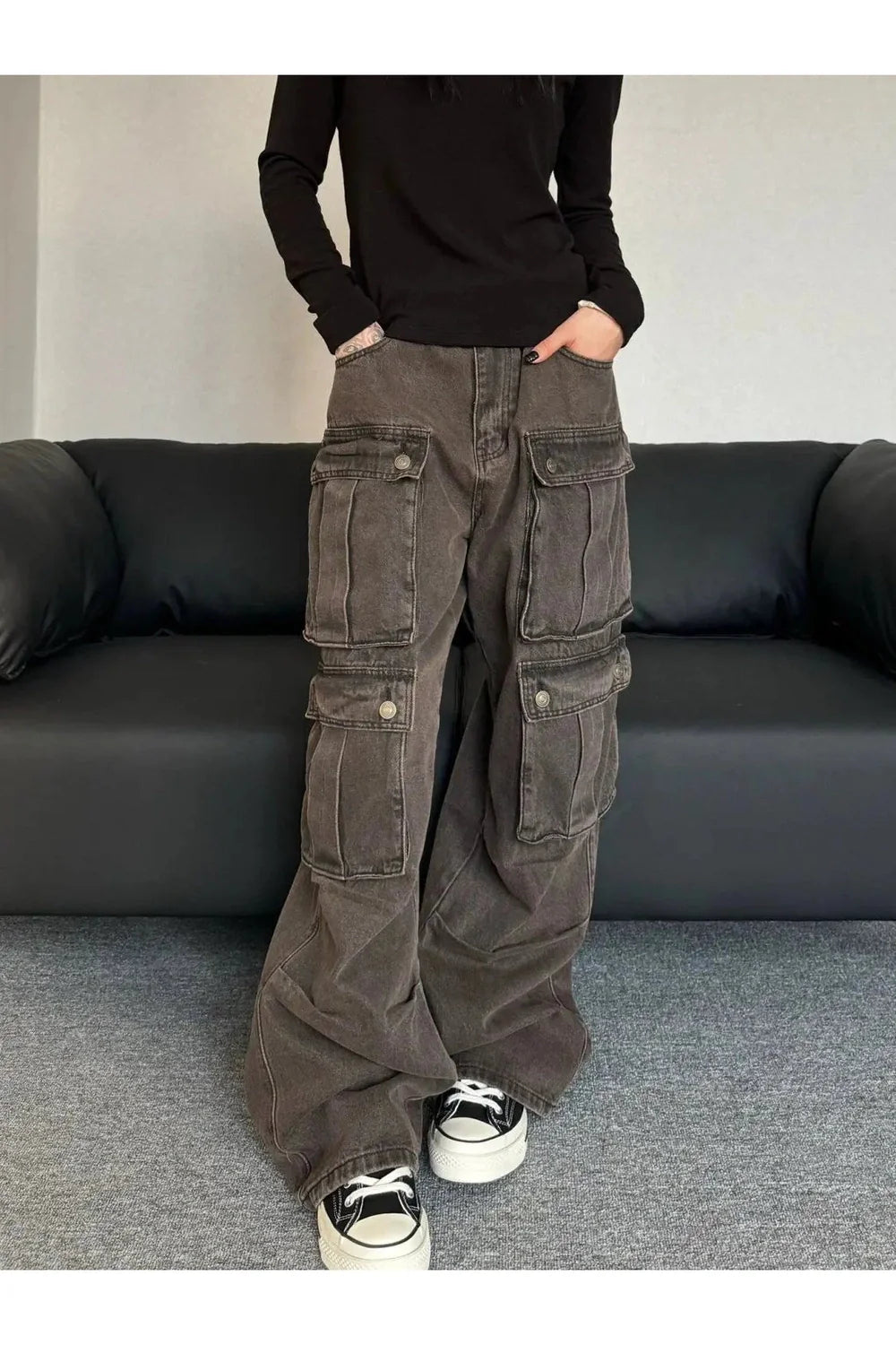 Oversized Utility Cargo Pantolon