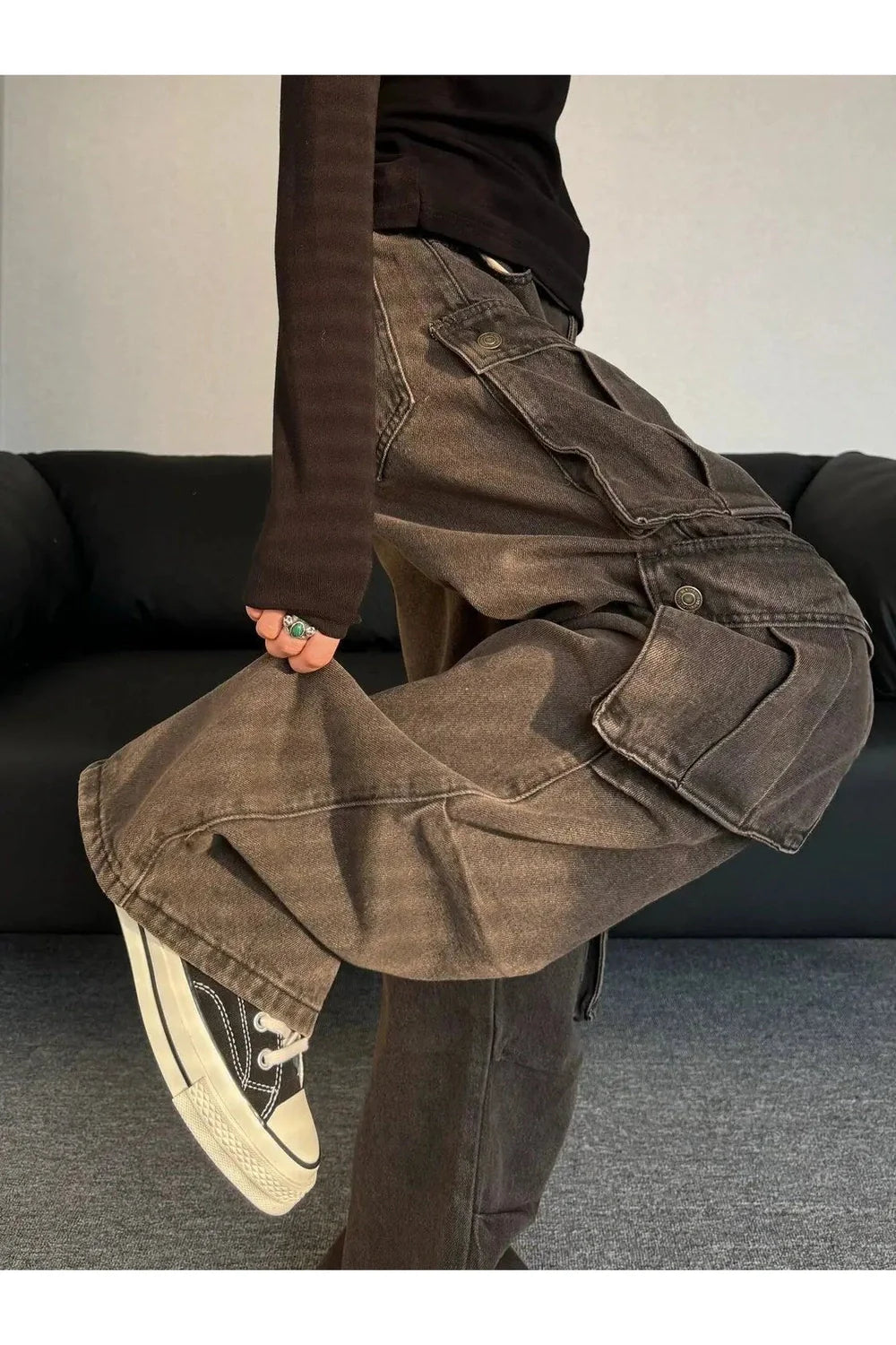 Oversized Utility Cargo Pantolon