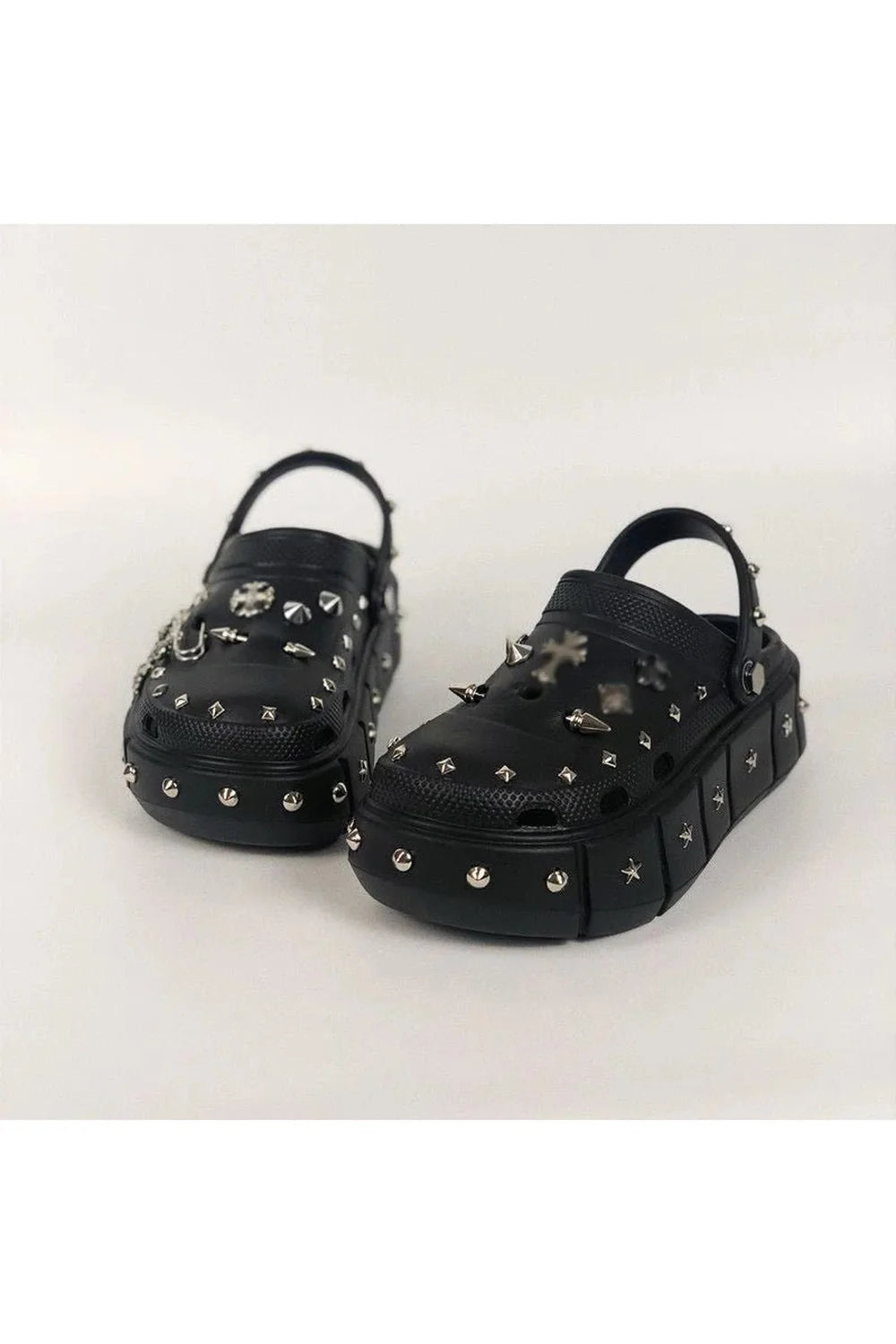 Punk Rivet Platform Terlikleri