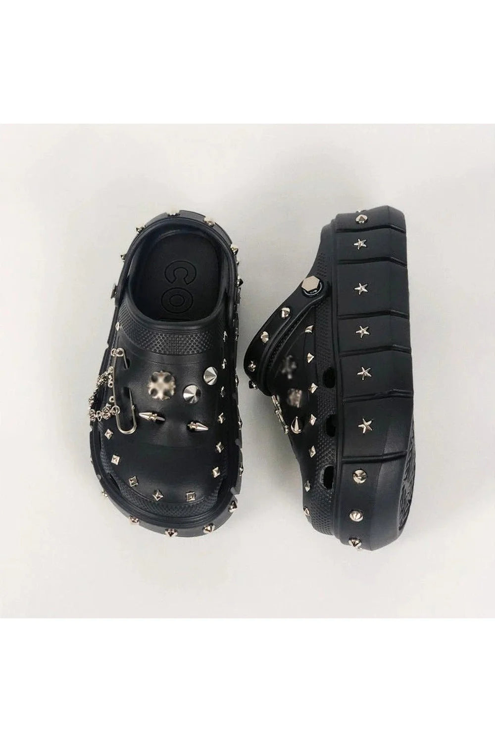 Punk Rivet Platform Terlikleri