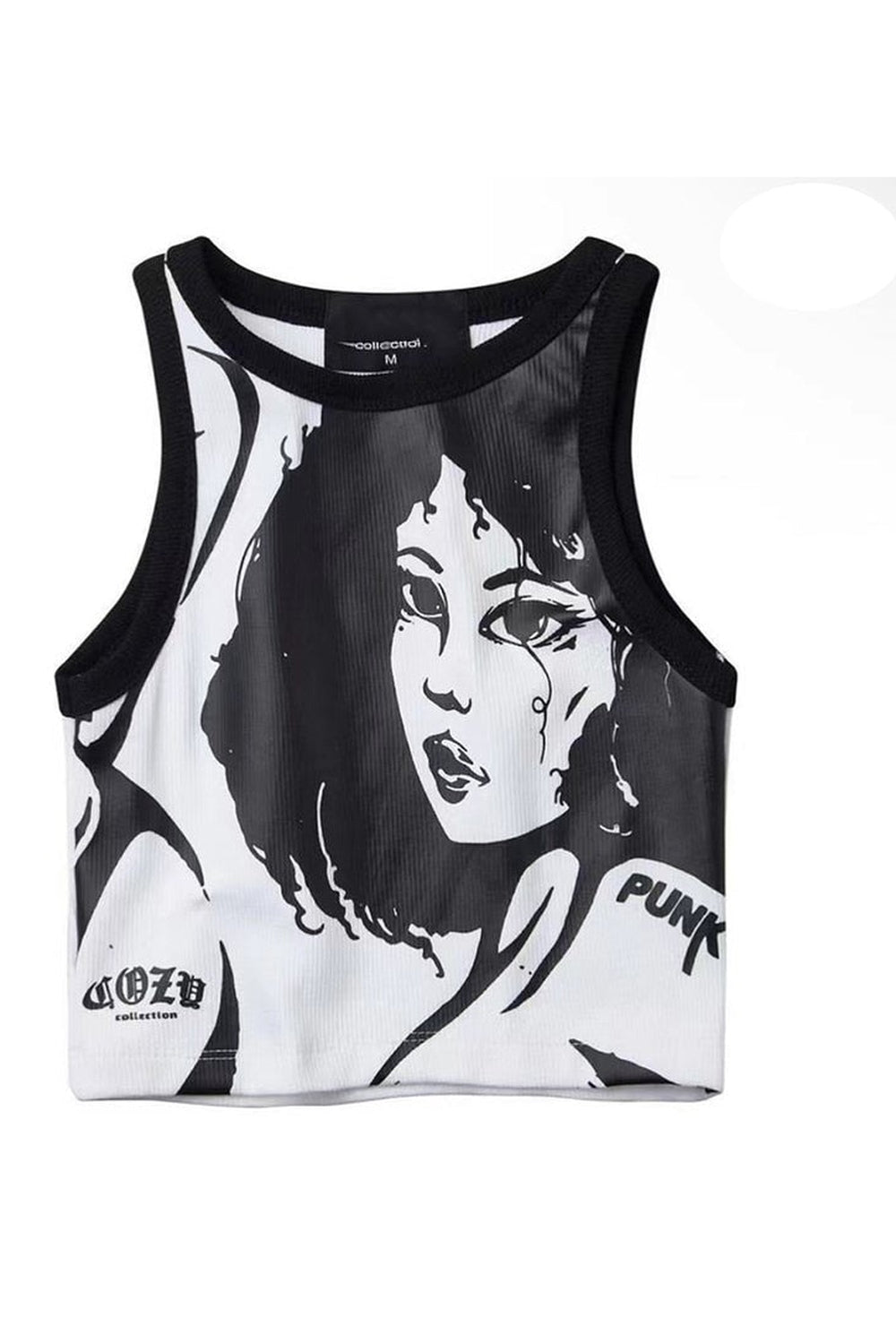 Slim Grunge Tank Kısa üst