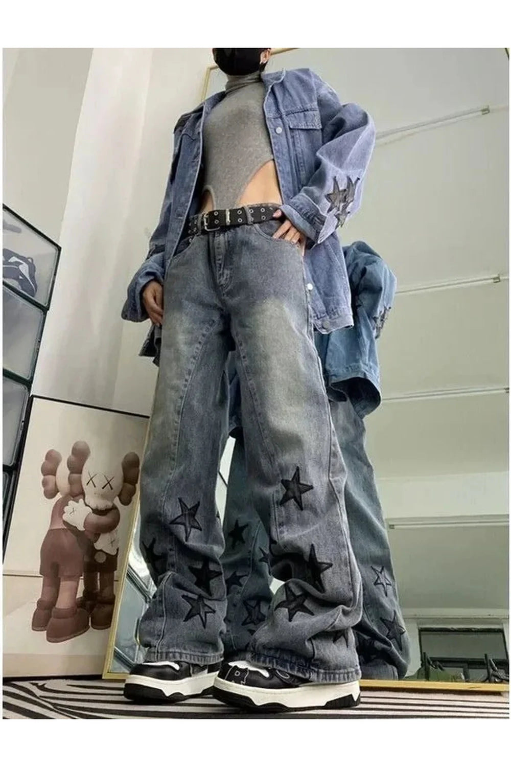 Sonbahar Starstruck Denim Takım Jean