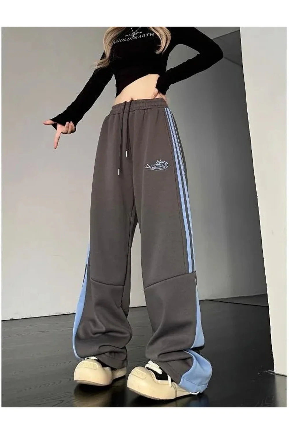 şeritli Cargo Sweatpantler