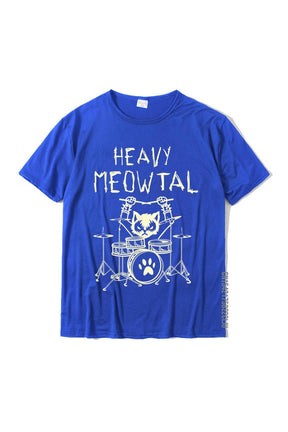 Tişört "HEAVY MEOWTAL"