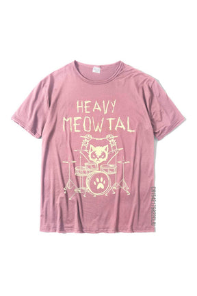 Tişört "HEAVY MEOWTAL"