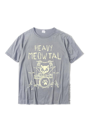 Tişört "HEAVY MEOWTAL"