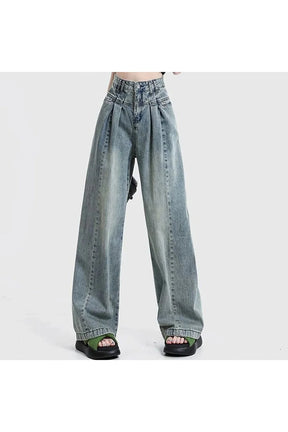 Sonbahar Ultra Geniş Paça Baggy Jean