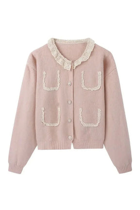 Sonbahar Vintage Charm Dantel Cardigan