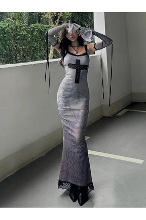 Vintage Gotik Elbise
