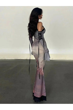 Vintage Gotik Elbise