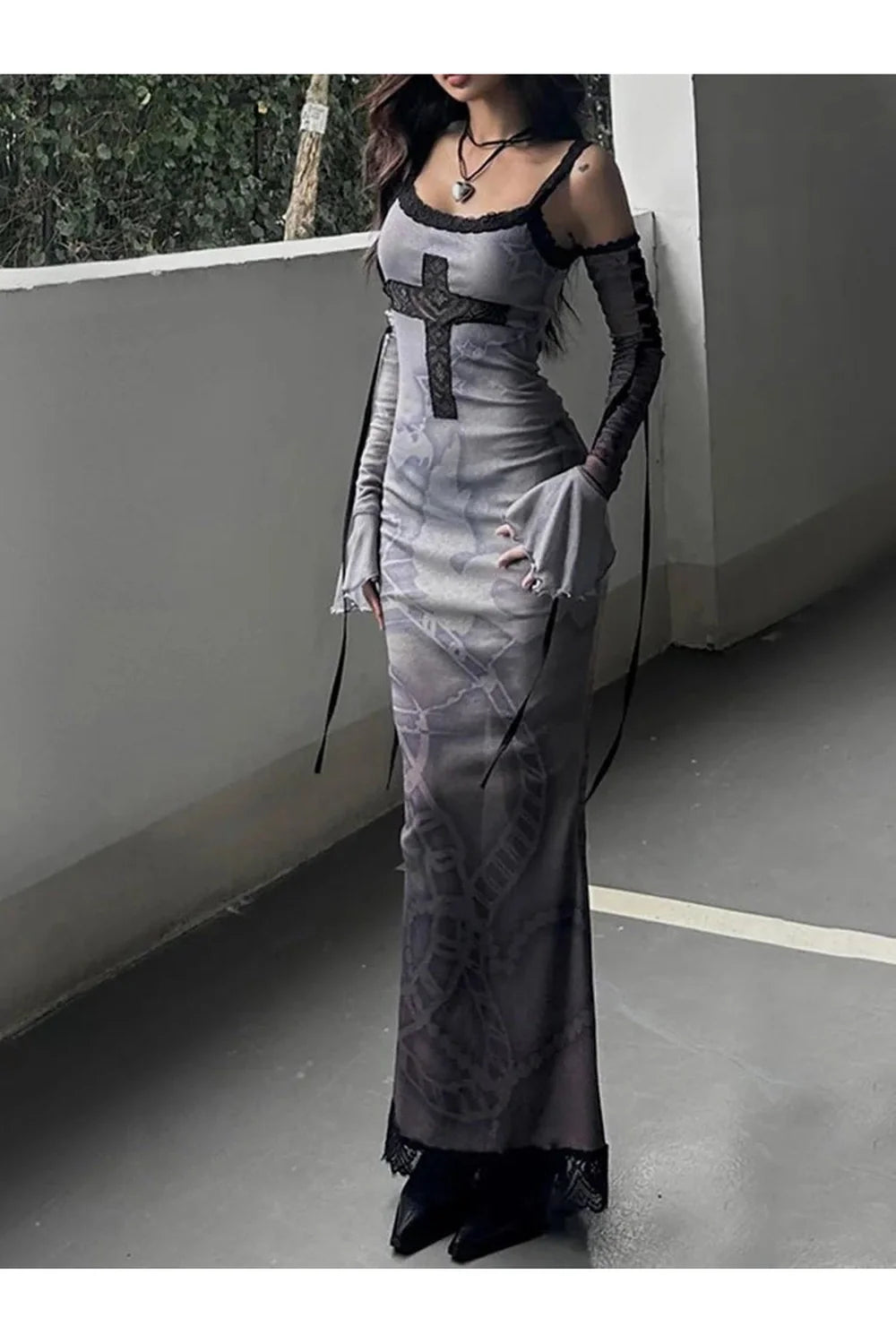 Vintage Gotik Elbise