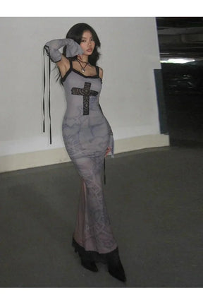 Vintage Gotik Elbise
