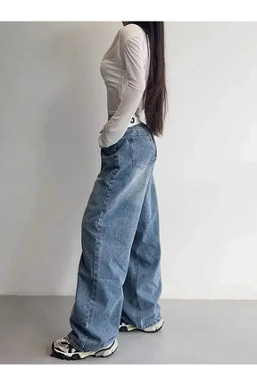 Sonbahar Vintage Y2K Baggy Jeanler