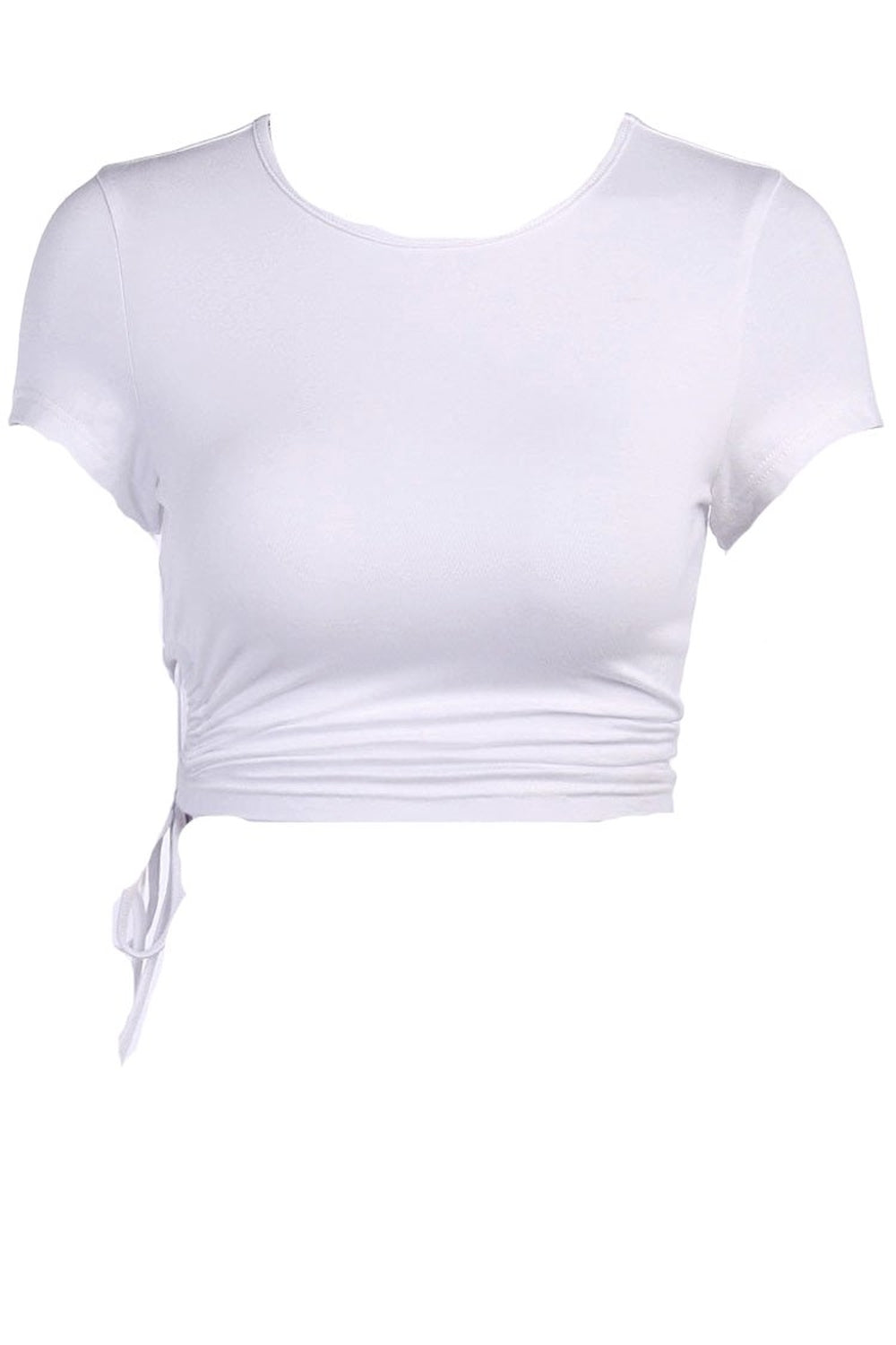 Beyaz Yazlık Crop Top