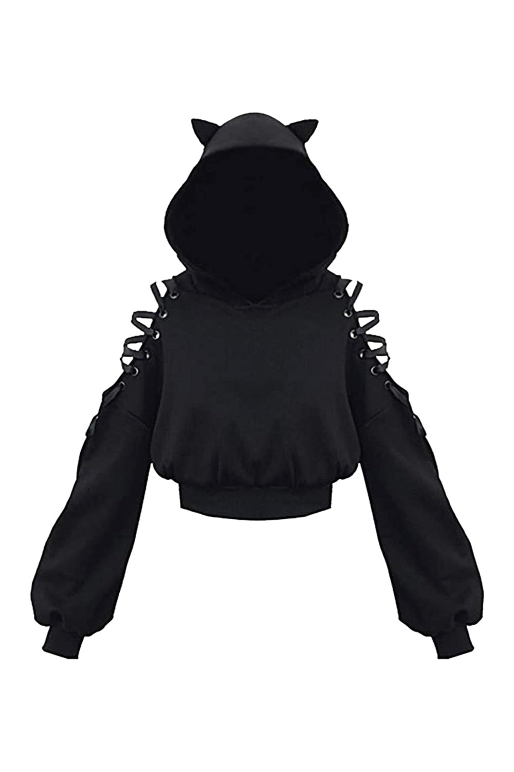 Sonbahar havasını yansıtan cadı tarzı hoodie.