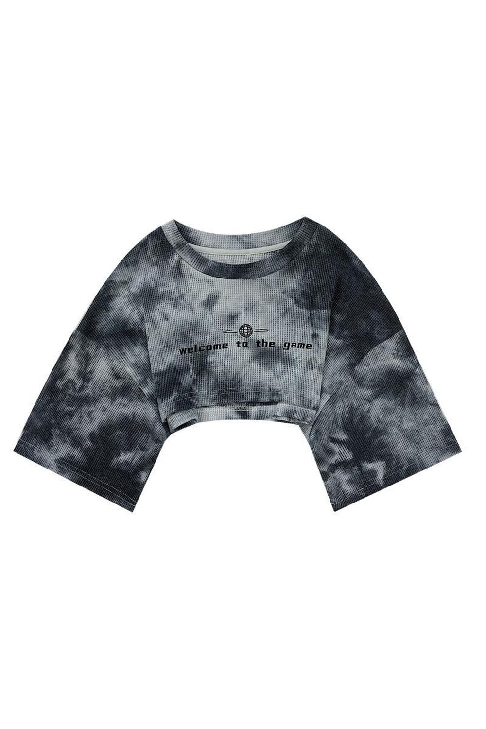 Y2K Estetik Tie Dye Crop Sweatshirt