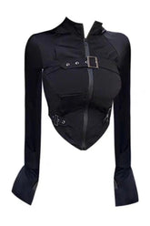 Gotik tarzın modern yorumu: Y2K Gotik iki Parça Takım.