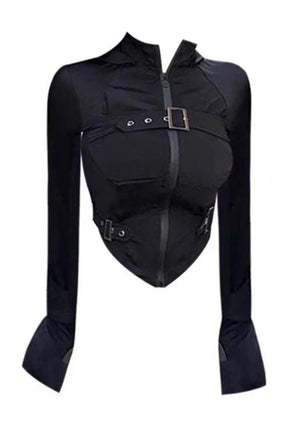 Gotik tarzın modern yorumu: Y2K Gotik iki Parça Takım.
