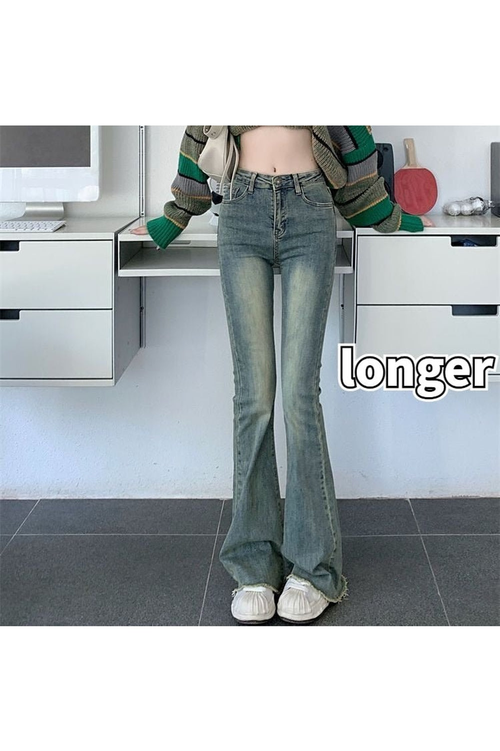 Y2K Skinny Flare Jeanler